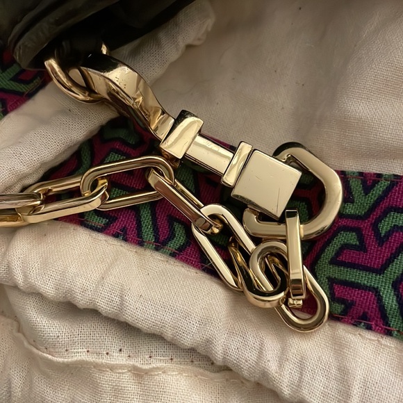 Tory Burch Amanda Crossbody Black Leather Logo Bag - Picture 13 of 14